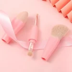 4-in-1 Multifunctional Detachable Makeup Brush Set - Portable Beauty Tools - Image 6