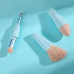 4-in-1 Multifunctional Detachable Makeup Brush Set - Portable Beauty Tools - Image 5