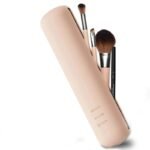 Sleek Silicone Makeup Brush Organizer - Compact Travel Pouch for Cosmetics - Image 2