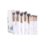 White Marble Makeup Brush Set - Image 2