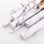 White Marble Makeup Brush Set - Image 3