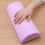 Luxurious Plush & Sponge Nail Art Hand Cushion: Comfortable Manicure Hand Rest Pillow - Image 2