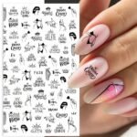 Elegant Abstract Nail Art Stickers - Image 5