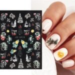 Festive 5D Embossed Christmas Nail Art Stickers - Image 2