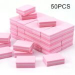 50pcs Double-sided Mini Nail File Blocks - Image 3