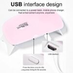 Portable UV Nail Dryer | 6W Mini LED Manicure Lamp with USB Cable - Image 5