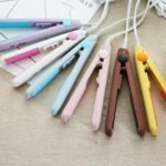 Compact 2-in-1 Hair Styling Iron - Mini Ceramic Straightener & Curler - Image 4