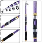 Telescopic Multi-Length Glass Fiber Fishing Rod with EVA Handle - Image 3