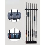 Space-Saving 6-Rod Vertical Fishing Pole Rack - Image 3