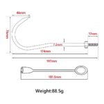 Stainless Steel Fishing Gaff Hook - Sharp, Strong for Freshwater & Saltwater Fishing - Image 6