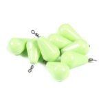 Efficient Lead Fishing Pendants: Glow-in-the-Dark Water Droplet, Heart, Anchor, & Fish Designs - Image 4