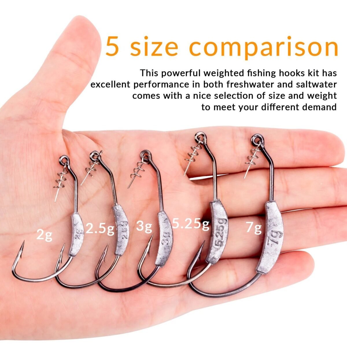 10-Pack Weighted Twistlock Swimbait Hooks - Image 6