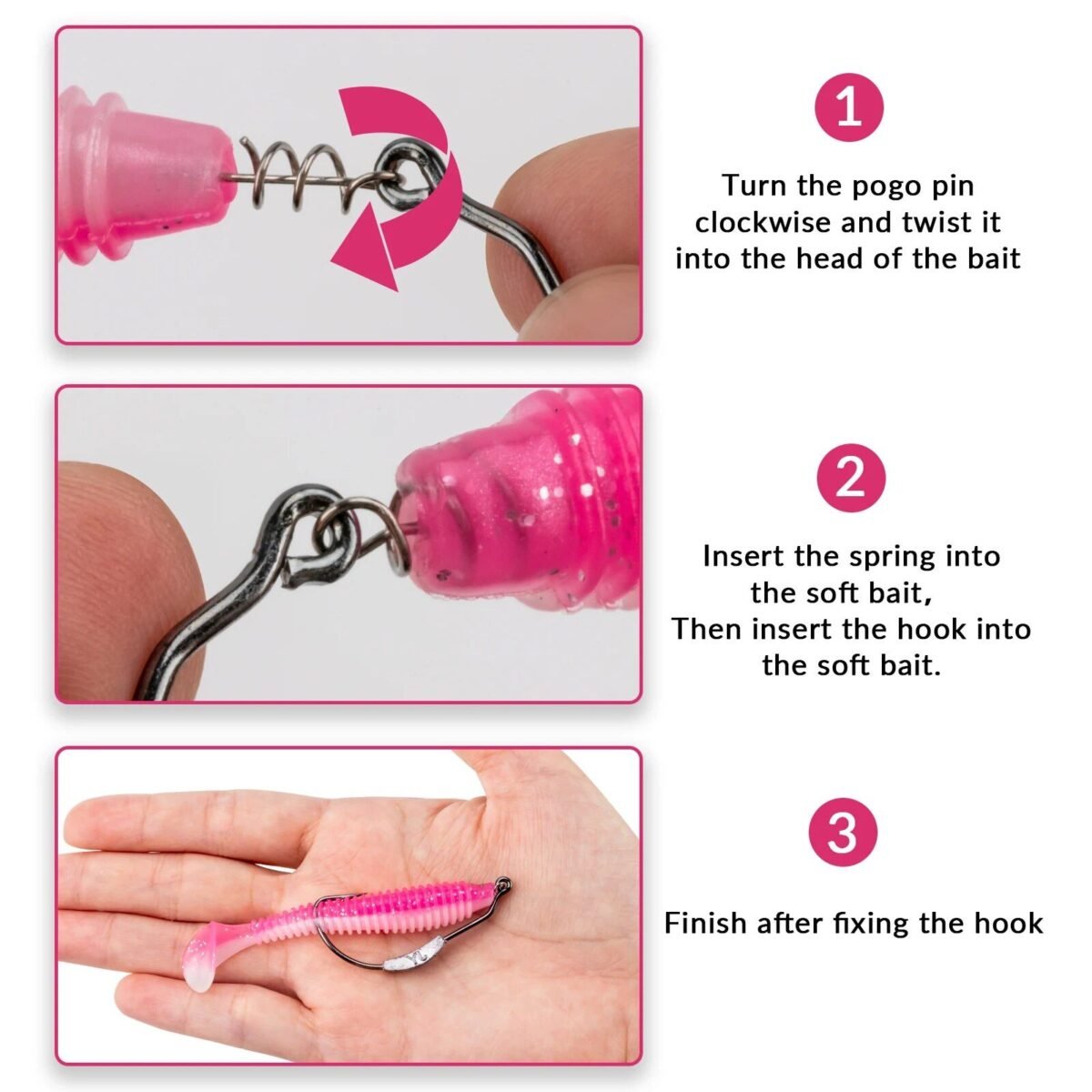 10-Pack Weighted Twistlock Swimbait Hooks - Image 4