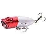 7cm Topwater Popper Fishing Lure with 3D Eyes and Treble Hooks - Image 7