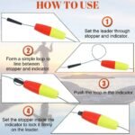 Versatile 50Pcs Fishing Peg Floats - Image 6