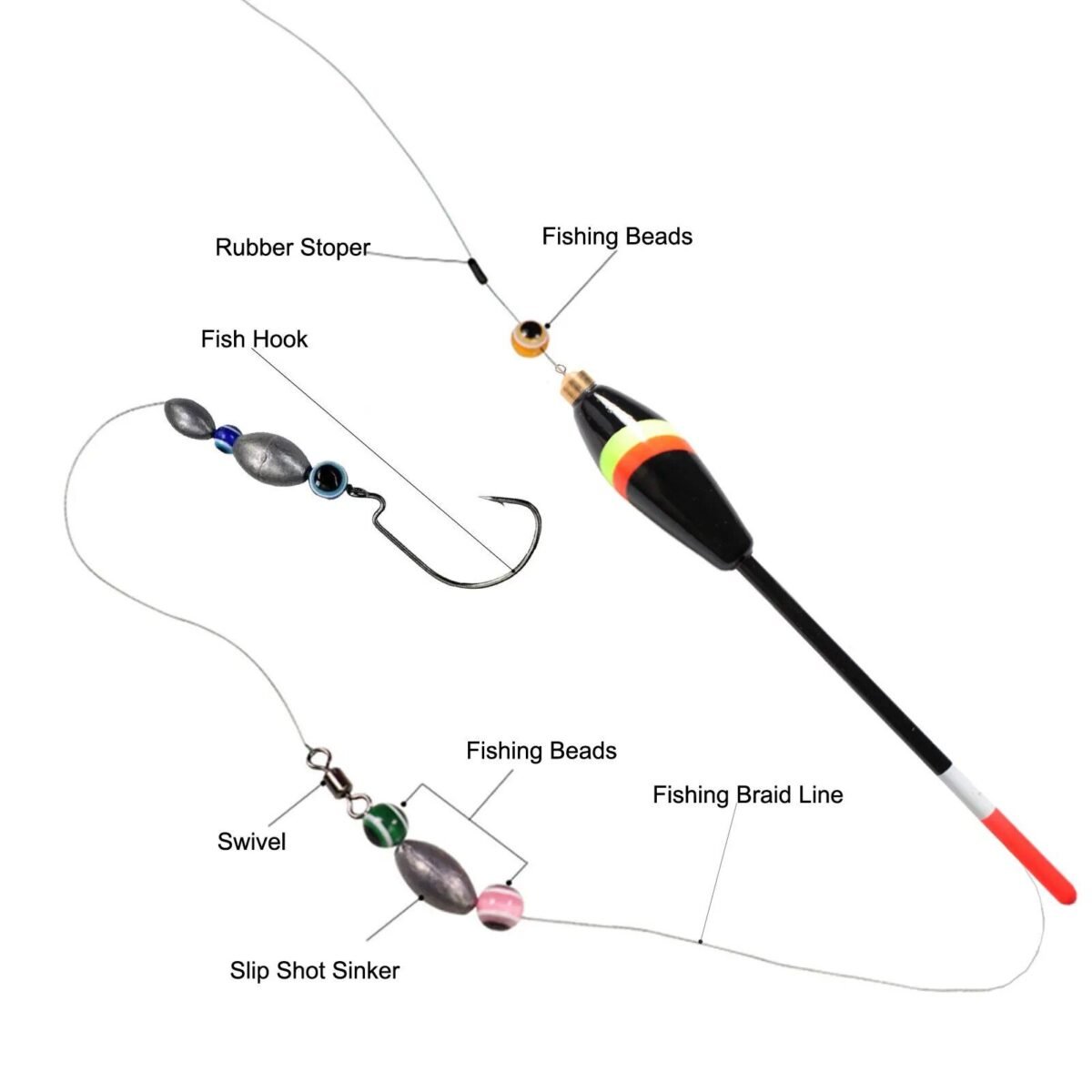 Premium Balsa Wood Fishing Floats Set - Image 6