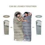 Lightweight & Warm Envelope Sleeping Bag for Spring & Autumn Camping - Image 4