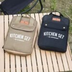 Stainless Steel 8-Piece Camping Kitchenware Set with Cutlery and Storage Kit - Image 7