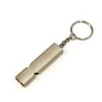 High-Decibel Twin-Tube Aluminum Alloy Outdoor Survival Whistle - Image 5