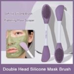 Soft Silicone Gel Face Mask Brush - Skin Care & Beauty Makeup Tool - Image 4