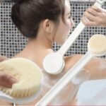 Long-Handle Exfoliating Bath Brush - Skin Massager & Shower Scrubber - Image 3