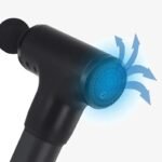 Portable Deep Muscle Relaxation Massage Gun with 4 Heads & 5 Intensity Gears - Image 6
