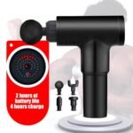 Portable Deep Muscle Relaxation Massage Gun with 4 Heads & 5 Intensity Gears - Image 4