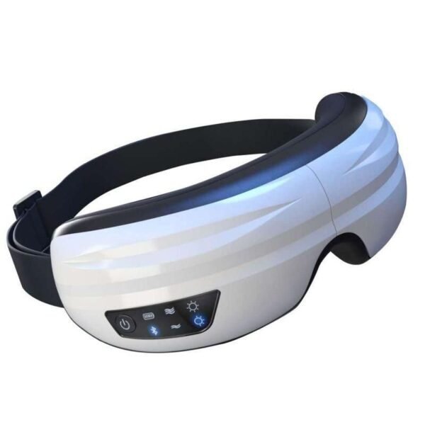 6D Smart Eye Massager with Hot Compress & Bluetooth Music
