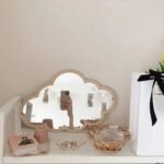Cloud-shaped Mirror Wooden Frame Acrylic Makeup Mirror - Image 2