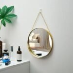 Elegant Nordic Round Wall-Mounted Mirror - Image 2