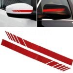 Car Racing Stripe Stickers Rearview Mirror Vinyl Decals - Image 6