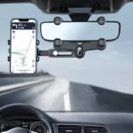 Adjustable Car Rearview Mirror Phone Holder for 4.0-7.0 inch Devices - Image 3