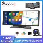 10.26" Wireless Car Mirror Monitor with Video Recording & Carplay Integration - Image 2
