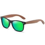 Classic Square Wooden Polarized Sunglasses for Men - Image 5