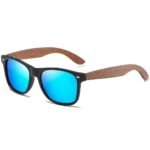 Classic Square Wooden Polarized Sunglasses for Men - Image 4