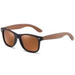 Classic Square Wooden Polarized Sunglasses for Men - Image 6