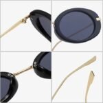 Retro Punk Oval Sunglasses with UV400 Protection - Image 6