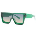 Oversized Square Sunglasses - Vintage Unisex Sunnies with UV400 Protection - Image 3
