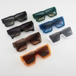 Oversized Square Sunglasses - Vintage Unisex Sunnies with UV400 Protection - Image 6