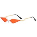 UV400 Retro Rimless Tassel Sunglasses - Polarized Cat Eye Shades - Image 7