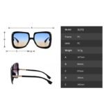 Chic Oversized Square Sunglasses - Vintage-Inspired Fashion Shades for Women - Image 5