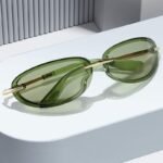 Y2K Fashion Rectangle Sunglasses - Image 2