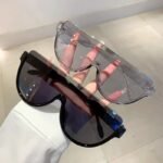 Trendy Half-Frame Oversized Sunglasses - Vintage Punk Style for Women and Men - Image 5