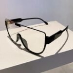 Trendy Half-Frame Oversized Sunglasses - Vintage Punk Style for Women and Men - Image 7