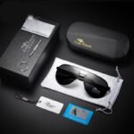 Polarized Rimless Driving Sunglasses for Men - UV400 Photochromic Eyewear - Image 6