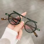 Chic Vintage Round Sunglasses for Women and Men - Small Frame, Gradient Lenses, UV Protection - Image 3