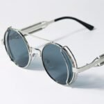 Chic Punk-Style Round Sunglasses - Image 3