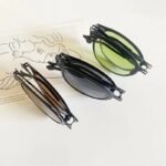 Stylish Foldable Unisex Sunglasses - UV400 Protection, Alloy Frame, Casual Eyewear - Image 4