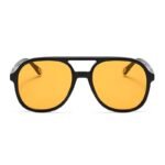 Vintage Oversized Pilot Sunglasses - Fashionable UV400 Protective Eyewear for Men and Women - Image 5
