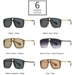 Vintage-Inspired Pilot Gradient Sunglasses – Unisex UV400 Protection Eyewear - Image 5
